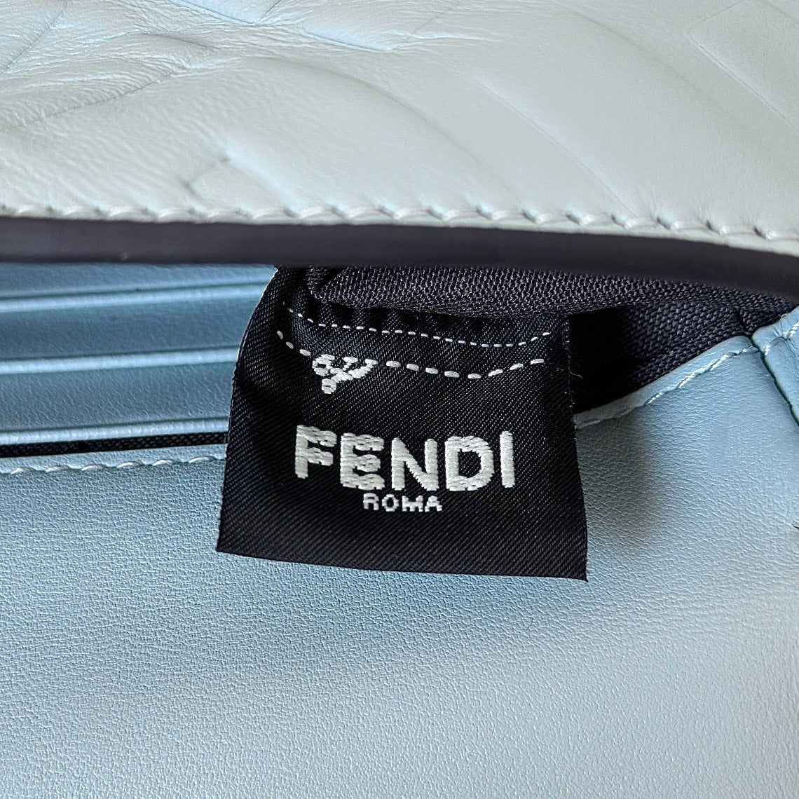 FENDI Baguette Lambskin FF Handbag (Small)