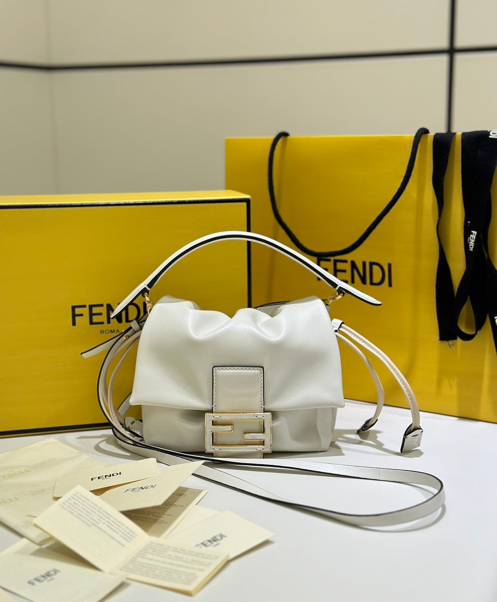 FENDI Mamma Baguette Small Handbag