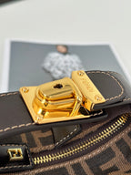 FENDI Vintage-Style Box Handbag