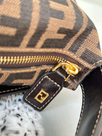 FENDI Vintage-Style Box Handbag