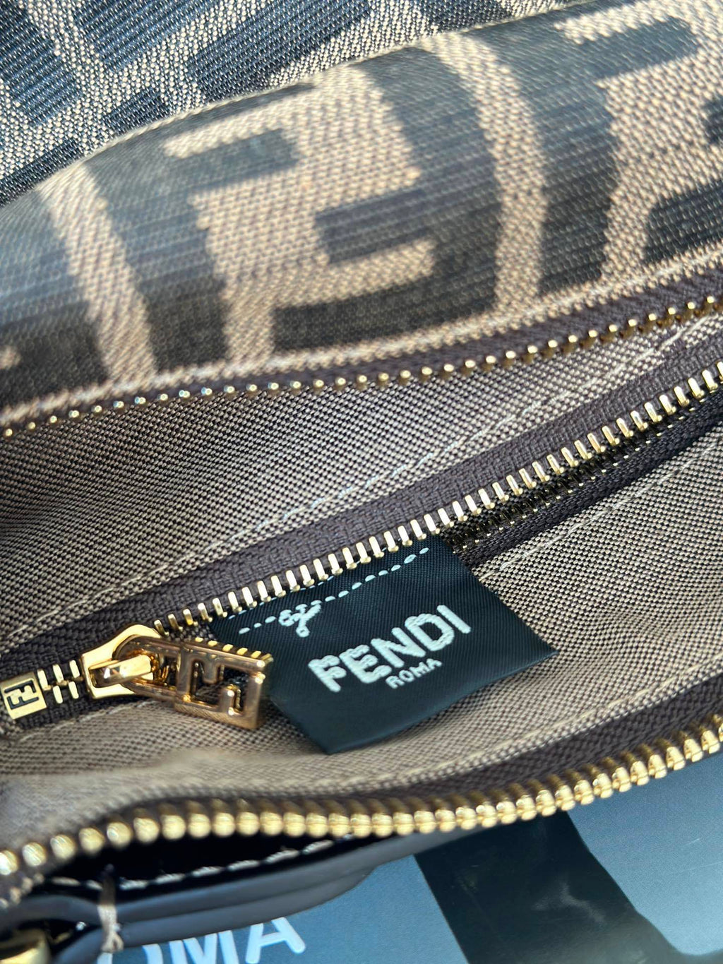 FENDI Vintage-Style Box Handbag