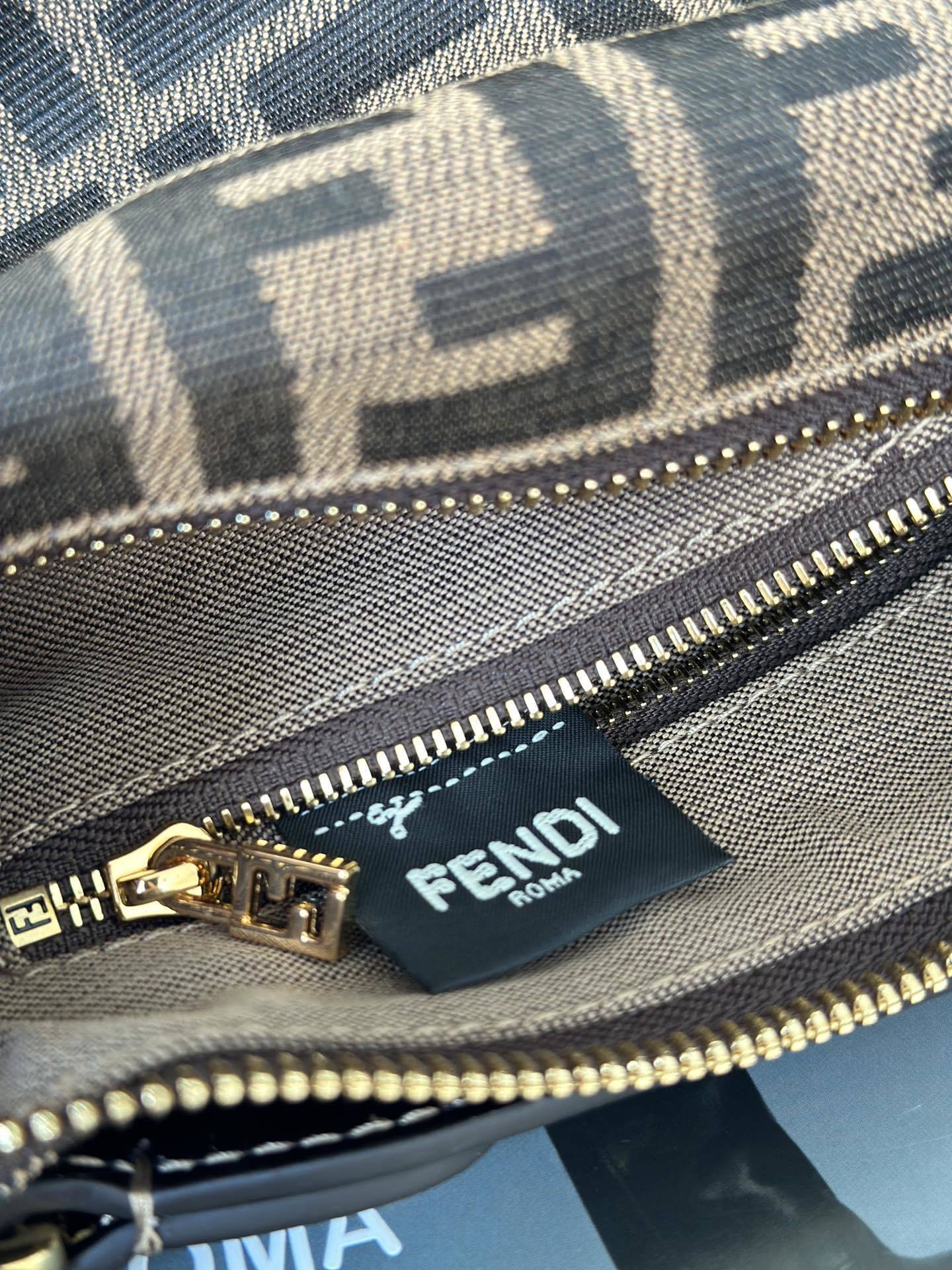 FENDI Vintage-Style Box Handbag