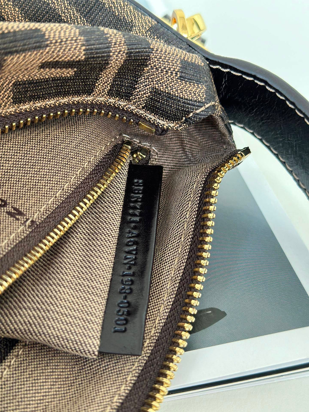 FENDI Vintage-Style Box Handbag