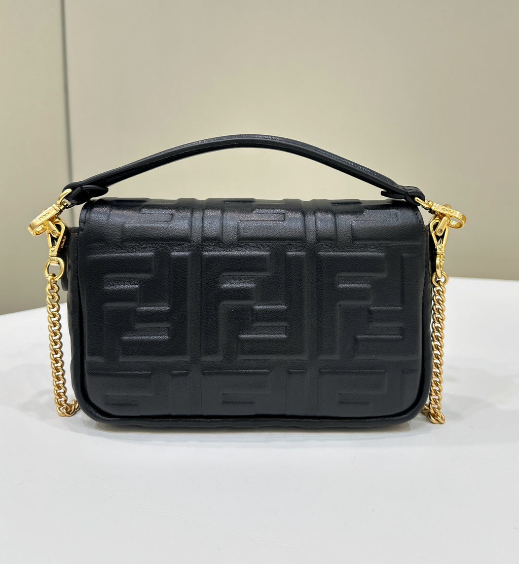 FENDI Baguette Flap Chain Handbag