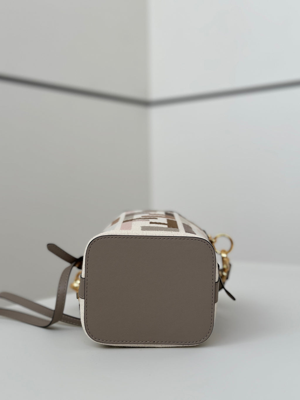 FENDI Mini Denim Bucket Bag