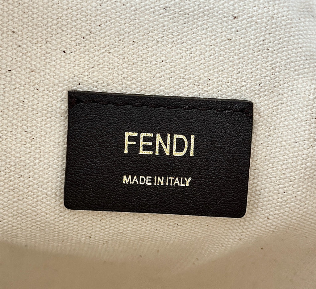 FENDI Mini Denim Bucket Bag
