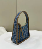 FENDI Mini Underarm Denim Bag