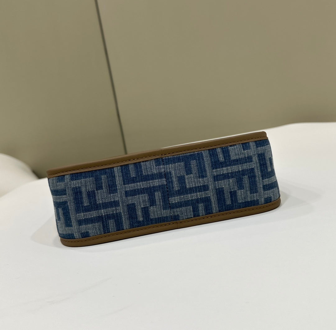 FENDI Mini Underarm Denim Bag