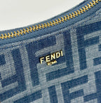 FENDI Mini Underarm Denim Bag