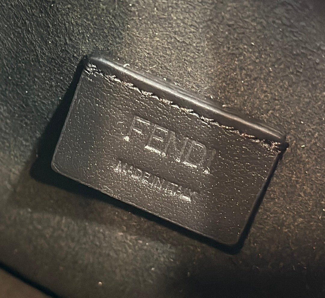 FENDI Mini Underarm Denim Bag