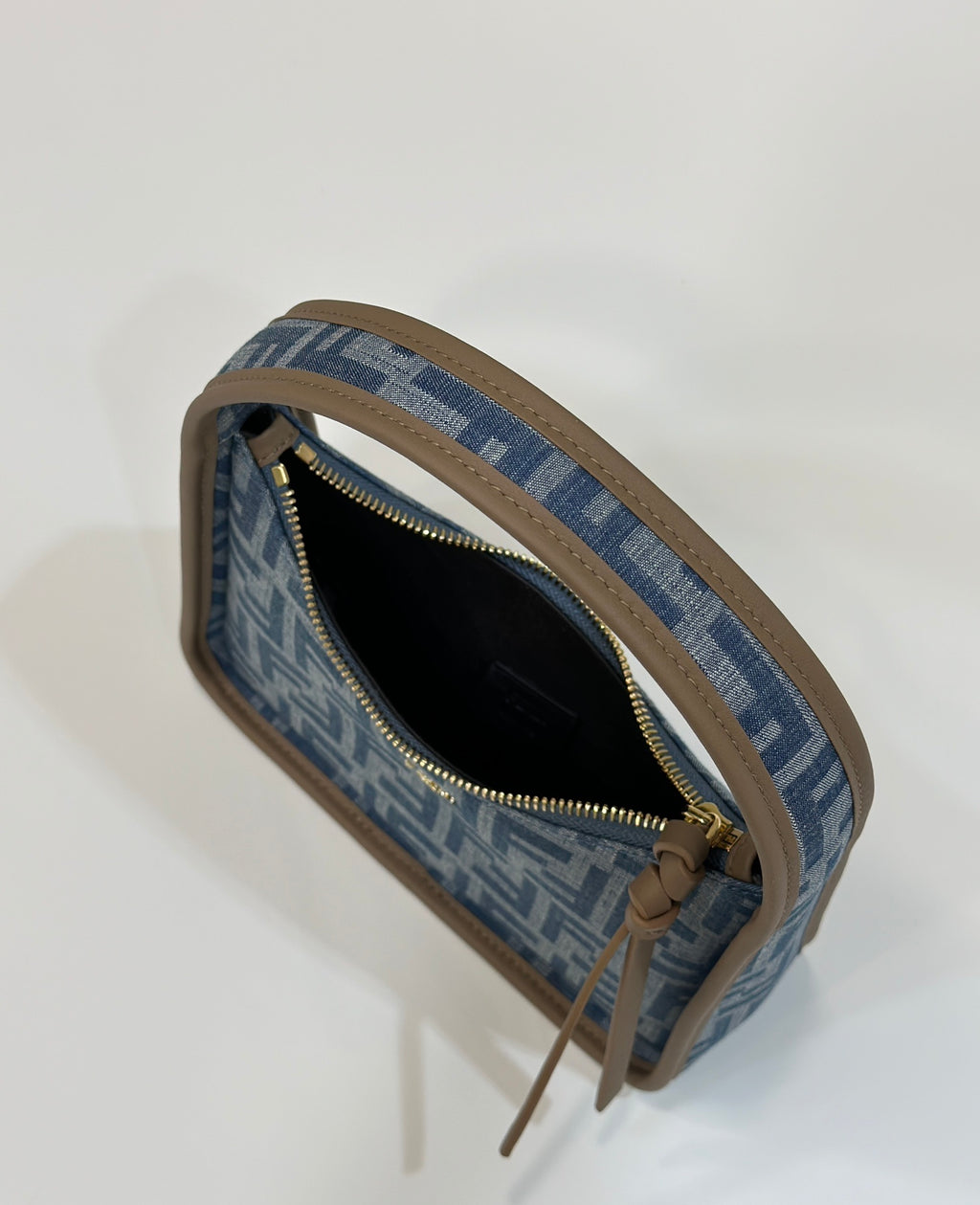 FENDI Mini Underarm Denim Bag