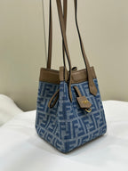 FENDI Origami FF Denim Foldable Bag