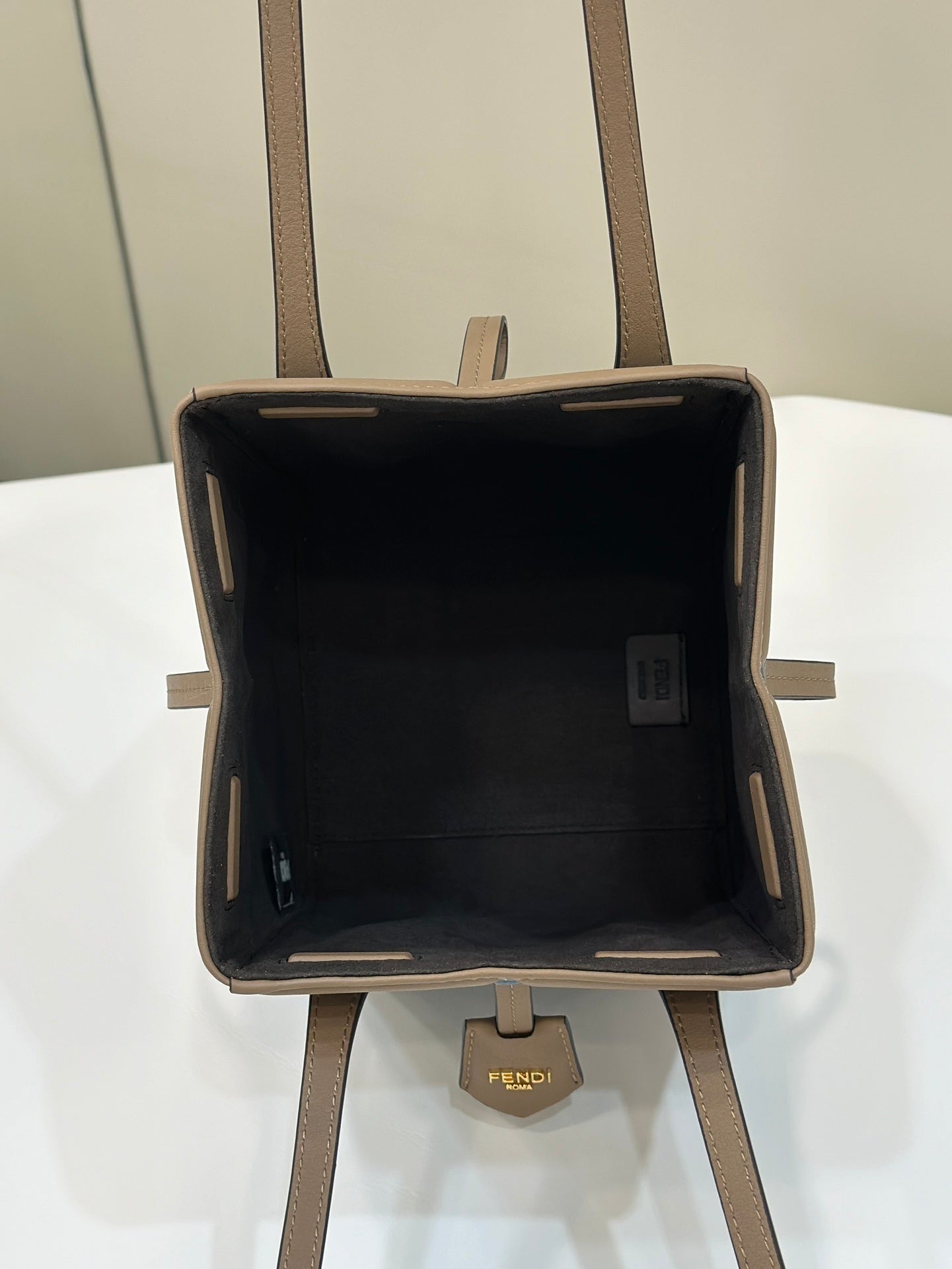FENDI Origami FF Denim Foldable Bag