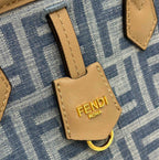 FENDI Origami FF Denim Foldable Bag