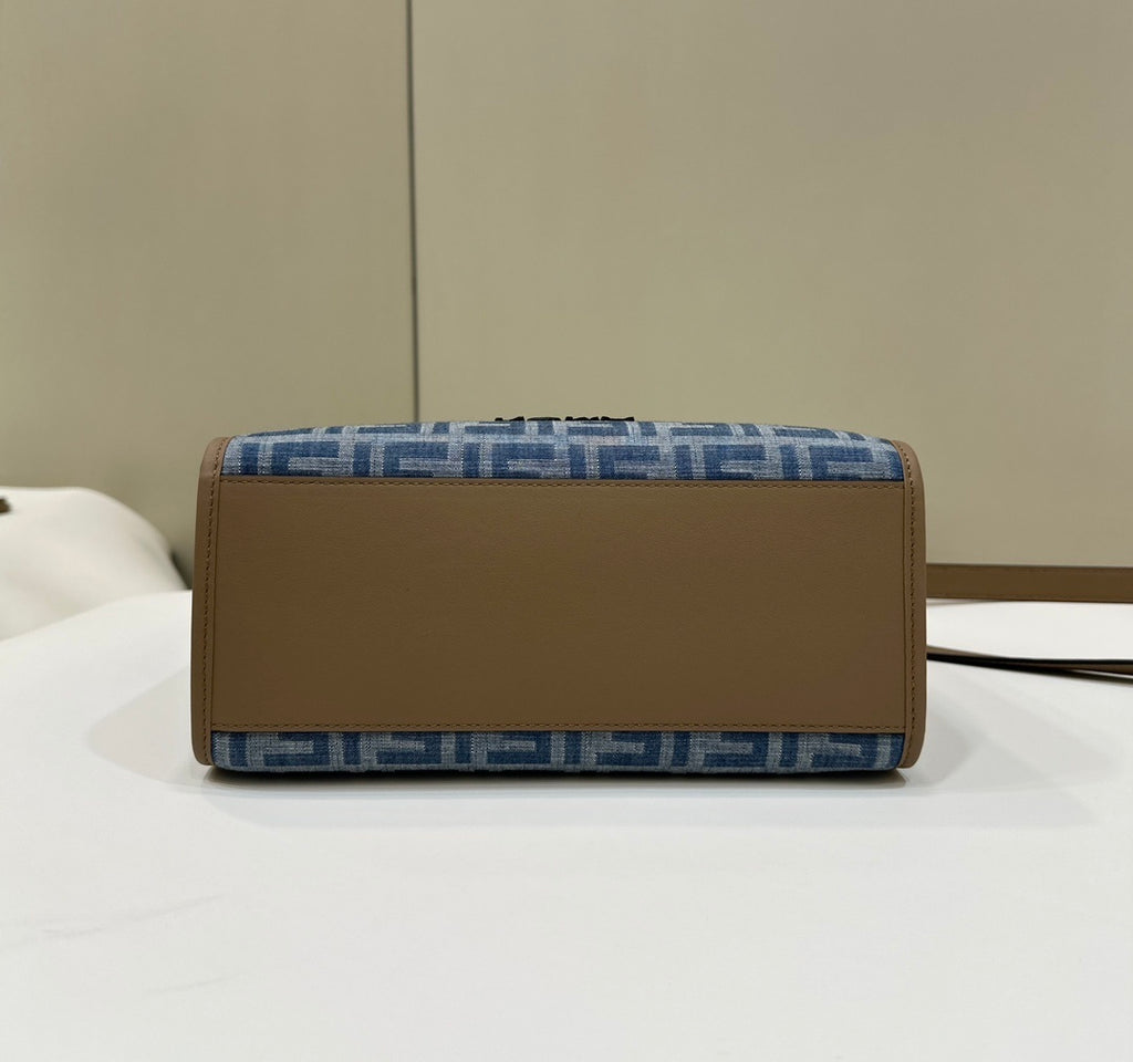 FENDI Denim FF Tote Bag
