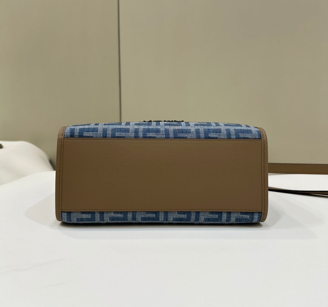FENDI Denim FF Tote Bag