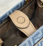 FENDI Denim FF Tote Bag