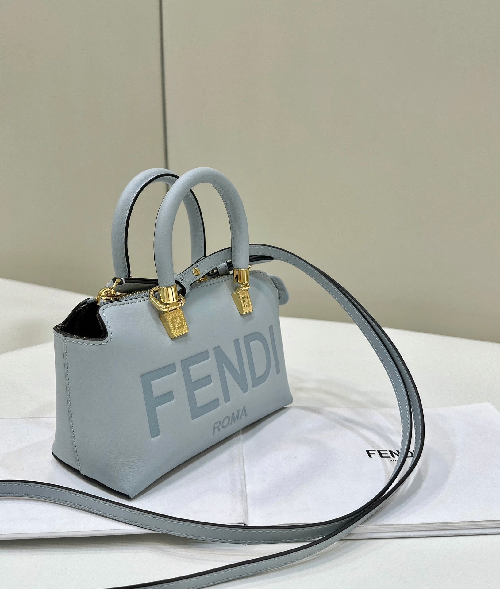 FENDI By The Way Mini Boston Handbag