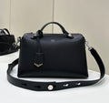 FENDI Boston Leather Handbag with Dégradé Detail
