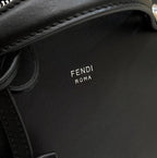 FENDI Boston Leather Handbag with Dégradé Detail