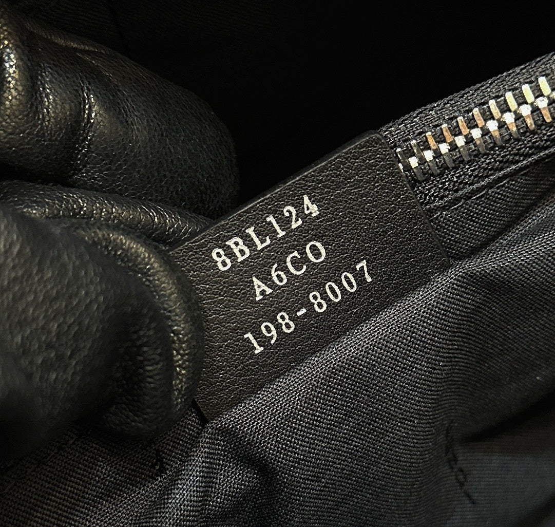 FENDI Boston Leather Handbag with Dégradé Detail