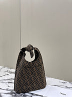 FENDI Runway Drawstring Handheld Bag
