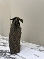 FENDI Runway Drawstring Handheld Bag
