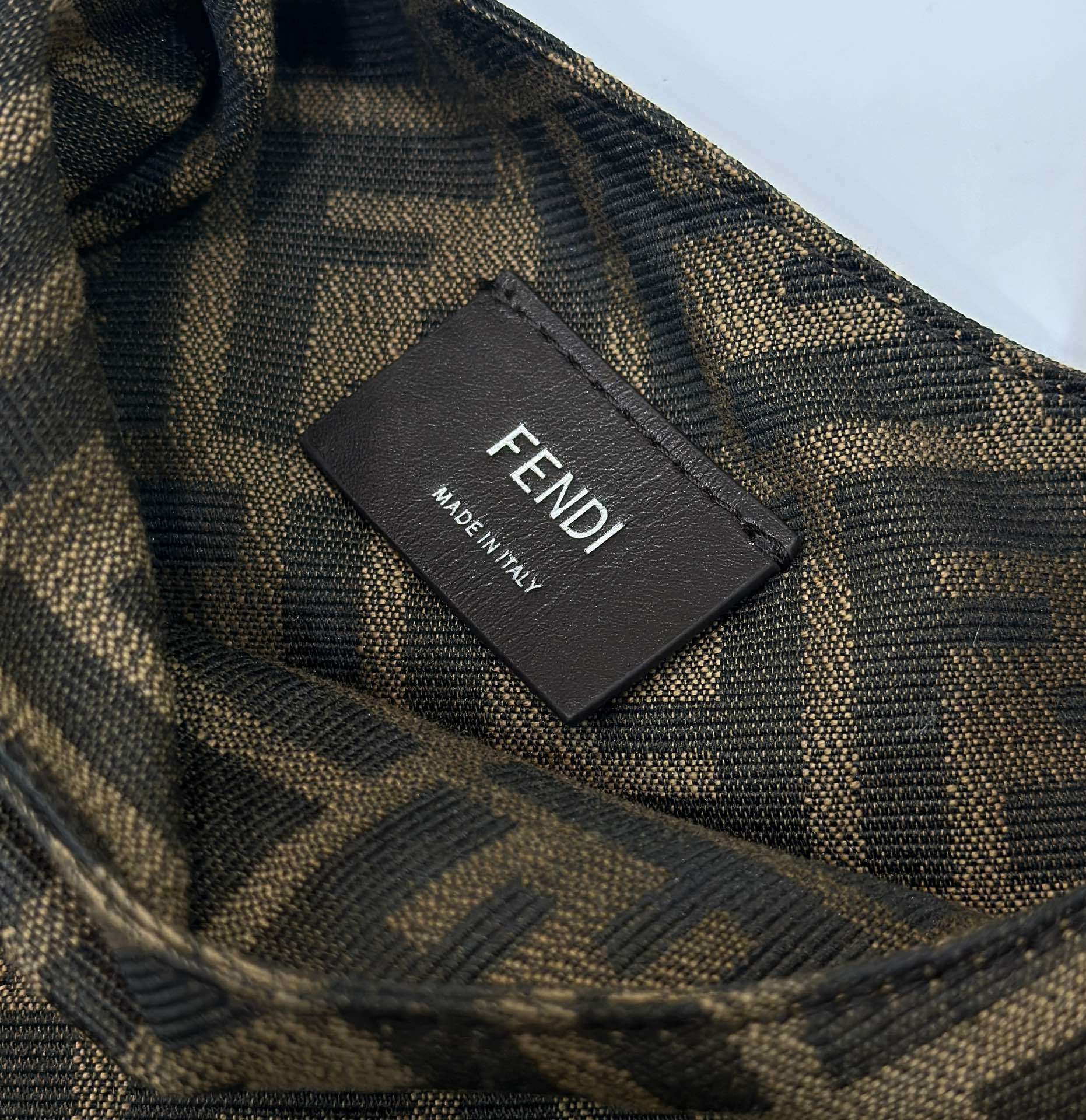 FENDI Runway Drawstring Handheld Bag