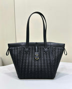 FENDI Origami Woven Leather Foldable Bag