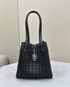 FENDI Origami Woven Leather Foldable Bag