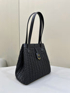 FENDI Origami Woven Leather Foldable Bag