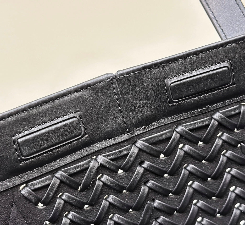 FENDI Origami Woven Leather Foldable Bag