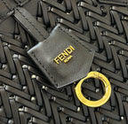 FENDI Origami Woven Leather Foldable Bag