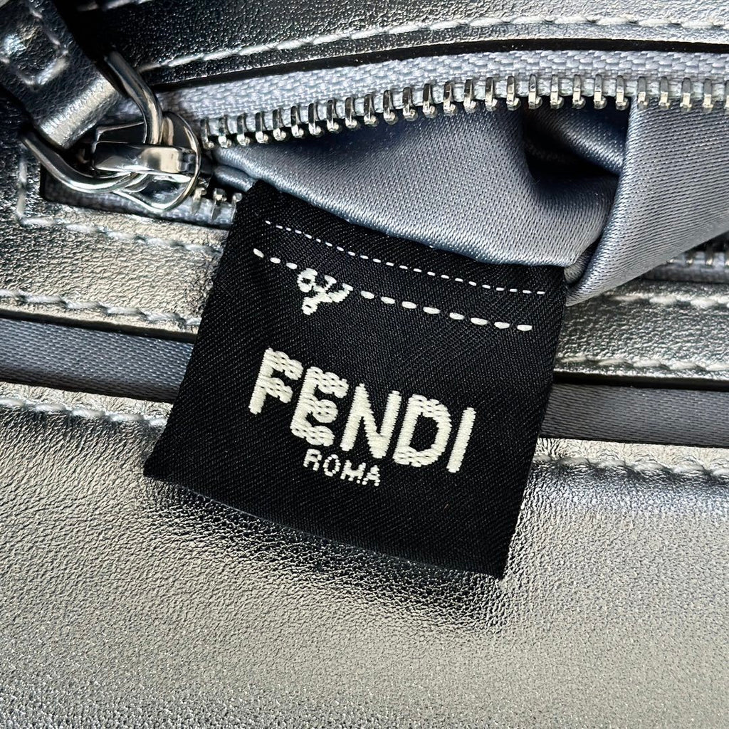 FENDI Baguette Medium Crystal-Embellished Handbag
