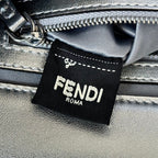 FENDI Baguette Medium Crystal-Embellished Handbag