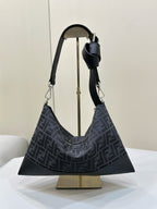 FENDI Slim FF Jacquard Messenger Bag