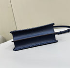 FENDI Peekaboo ISeeU Woven Leather Handbag