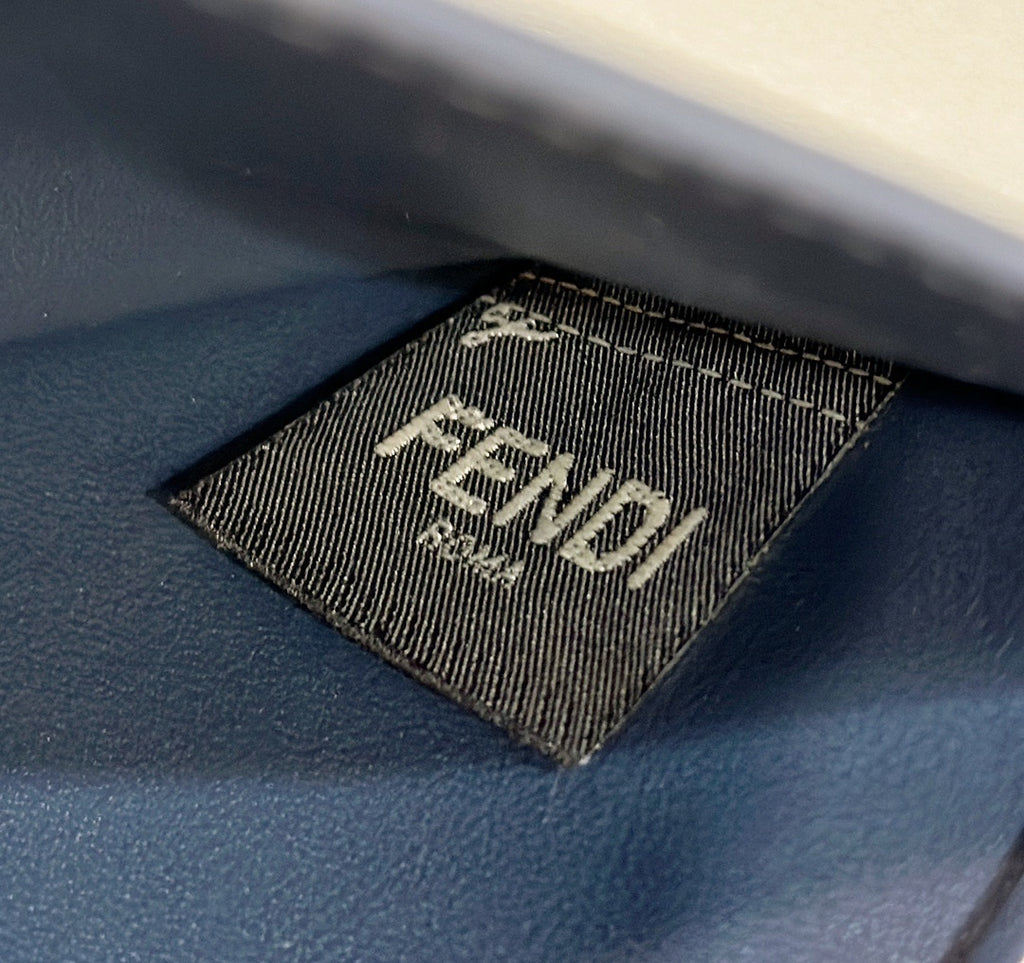 FENDI Peekaboo ISeeU Woven Leather Handbag Large
