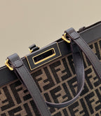 FENDI FF Canvas Tote Bag