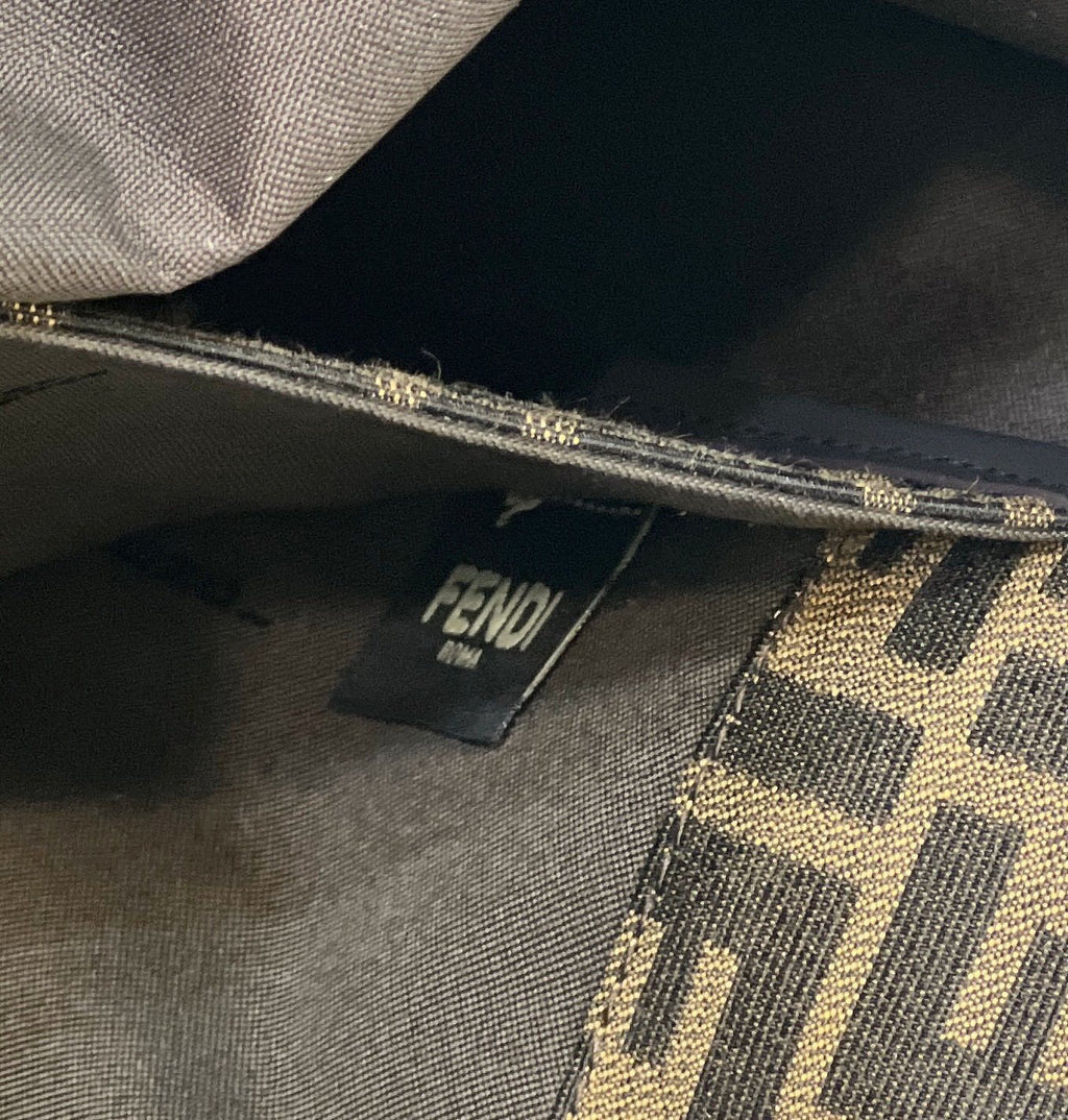 FENDI FF Canvas Tote Bag