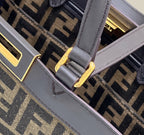 FENDI FF Canvas Tote Bag