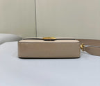 FENDI Baguette Medium Croc-Embossed Handbag
