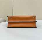 FENDI Peekaboo Medium Leather Handbag