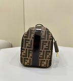 FENDI Vintage-Style FF Lunch Box Bag