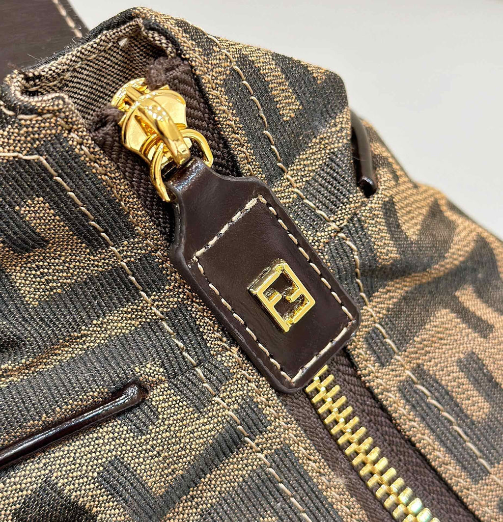 FENDI Vintage-Style FF Lunch Box Bag