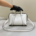 FENDI Boston Leather Handbag