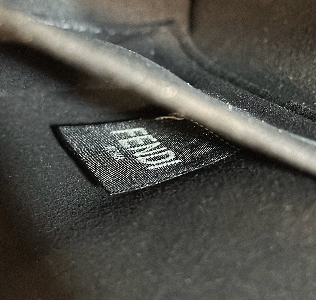 FENDI Boston Leather Handbag