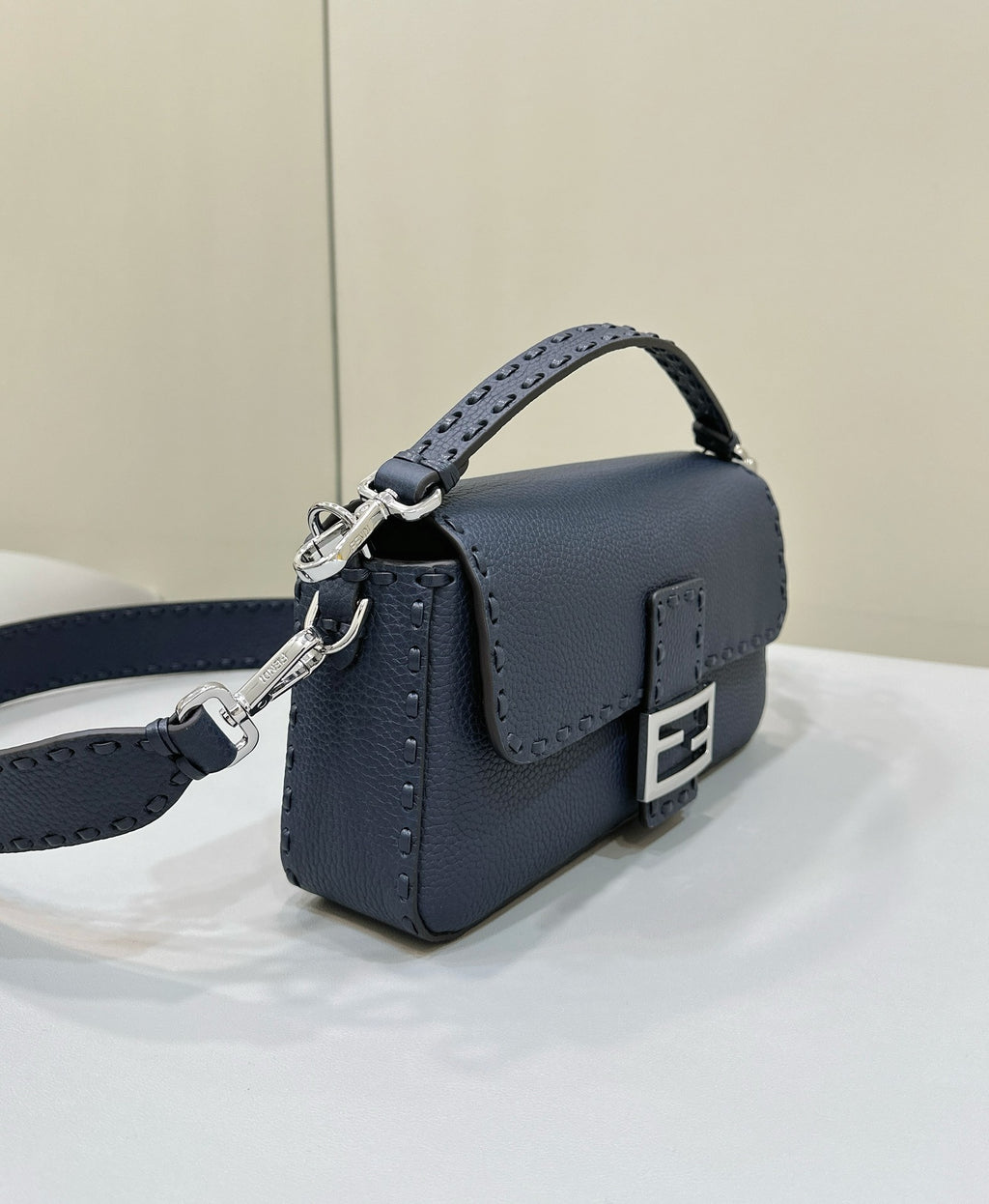 FENDI Hand-Stitched Baguette Handbag