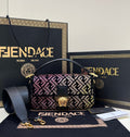 FENDI Crystal-Embellished Baguette Handbag
