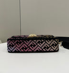 FENDI Crystal-Embellished Baguette Handbag